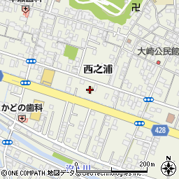 ファミリーマート連島西之浦店周辺の地図