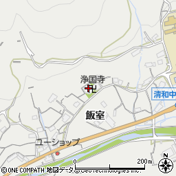 広島県広島市安佐北区安佐町飯室3308周辺の地図