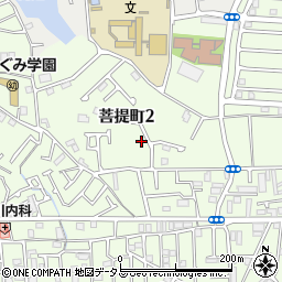 大阪府堺市東区菩提町2丁44-11周辺の地図