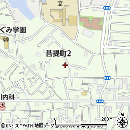 大阪府堺市東区菩提町2丁44-11周辺の地図