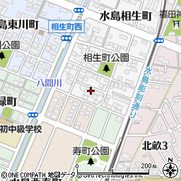 岡山県倉敷市水島相生町2-17周辺の地図