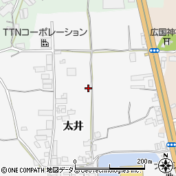 大阪府堺市美原区太井54周辺の地図