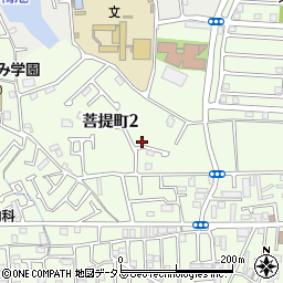 大阪府堺市東区菩提町2丁44-30周辺の地図