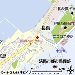 淡路警察署富島交番周辺の地図
