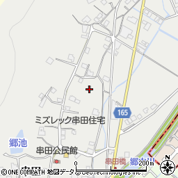 岡山県倉敷市串田167周辺の地図