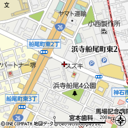 大阪府堺市西区浜寺船尾町東3丁339周辺の地図