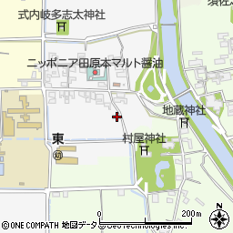 奈良県磯城郡田原本町伊与戸119周辺の地図