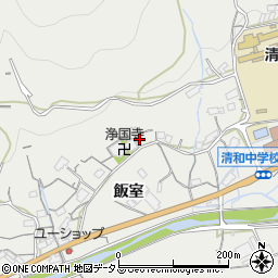 広島県広島市安佐北区安佐町飯室3319周辺の地図