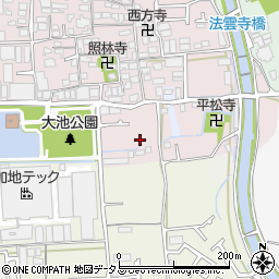 大阪府堺市美原区小寺周辺の地図