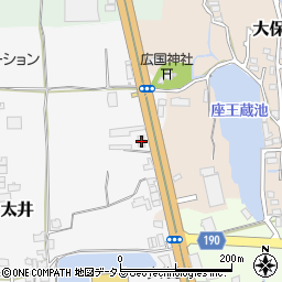 大阪府堺市美原区太井86-1周辺の地図