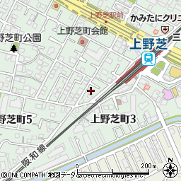 上野芝ひとみメンタルクリニック周辺の地図