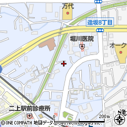 奈良県香芝市穴虫1014-5周辺の地図