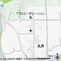 大阪府堺市美原区太井37-4周辺の地図