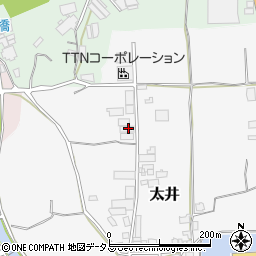 大阪府堺市美原区太井37周辺の地図