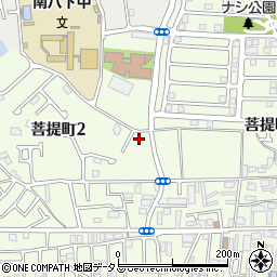 大阪府堺市東区菩提町2丁77-4周辺の地図