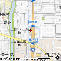 細井縫糸工業株式会社周辺の地図