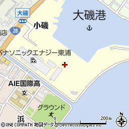兵庫県淡路市小磯周辺の地図