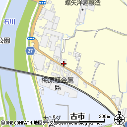大阪府羽曳野市川向182周辺の地図