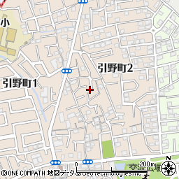 大阪府堺市東区引野町2丁62周辺の地図