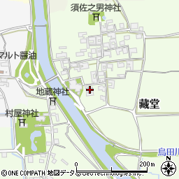 奈良県磯城郡田原本町藏堂351周辺の地図