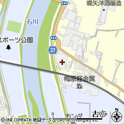 大阪府羽曳野市川向2046周辺の地図