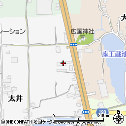 大阪府堺市美原区太井85周辺の地図