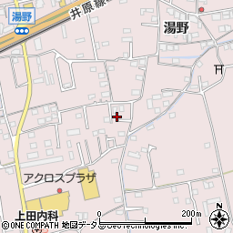 広島県福山市神辺町湯野323周辺の地図
