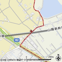 岡山県浅口市金光町下竹1117周辺の地図