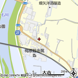 大阪府羽曳野市川向182-2周辺の地図