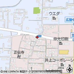 笠公民館周辺の地図