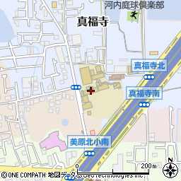 堺市立美原北小学校周辺の地図