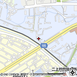 奈良県香芝市穴虫810-7周辺の地図