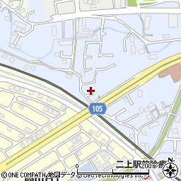 奈良県香芝市穴虫810周辺の地図