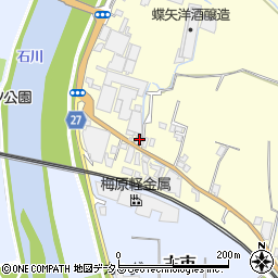 大阪府羽曳野市川向184-1周辺の地図