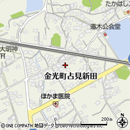 岡山県浅口市金光町占見新田1138周辺の地図