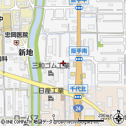 奈良県磯城郡田原本町阪手619周辺の地図