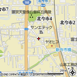 奈良県香芝市北今市の地図 住所一覧検索 地図マピオン