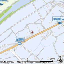 岡村とうふ立野倉庫周辺の地図