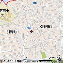 大阪府堺市東区引野町2丁67周辺の地図