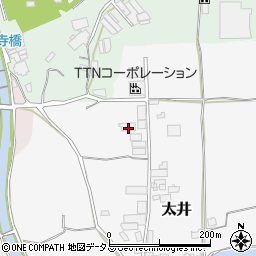 大阪府堺市美原区太井38周辺の地図