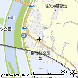 大阪府羽曳野市川向184-2周辺の地図