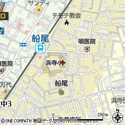 堺市立浜寺小学校周辺の地図