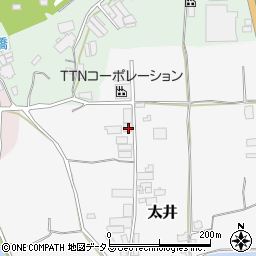 大阪府堺市美原区太井47周辺の地図