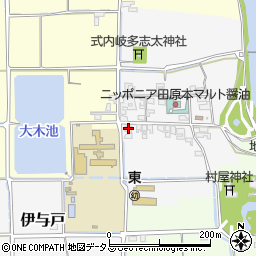 奈良県磯城郡田原本町伊与戸148周辺の地図