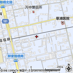 広島県福山市駅家町万能倉1047周辺の地図