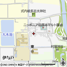 奈良県磯城郡田原本町伊与戸112周辺の地図