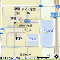 奈良県磯城郡田原本町平野21周辺の地図