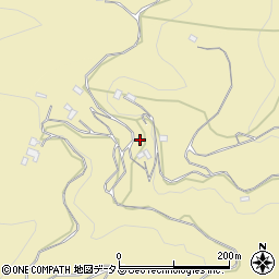 奈良県桜井市萱森周辺の地図