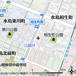 岡山県倉敷市水島相生町4-13周辺の地図