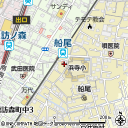 長谷川牛乳店周辺の地図